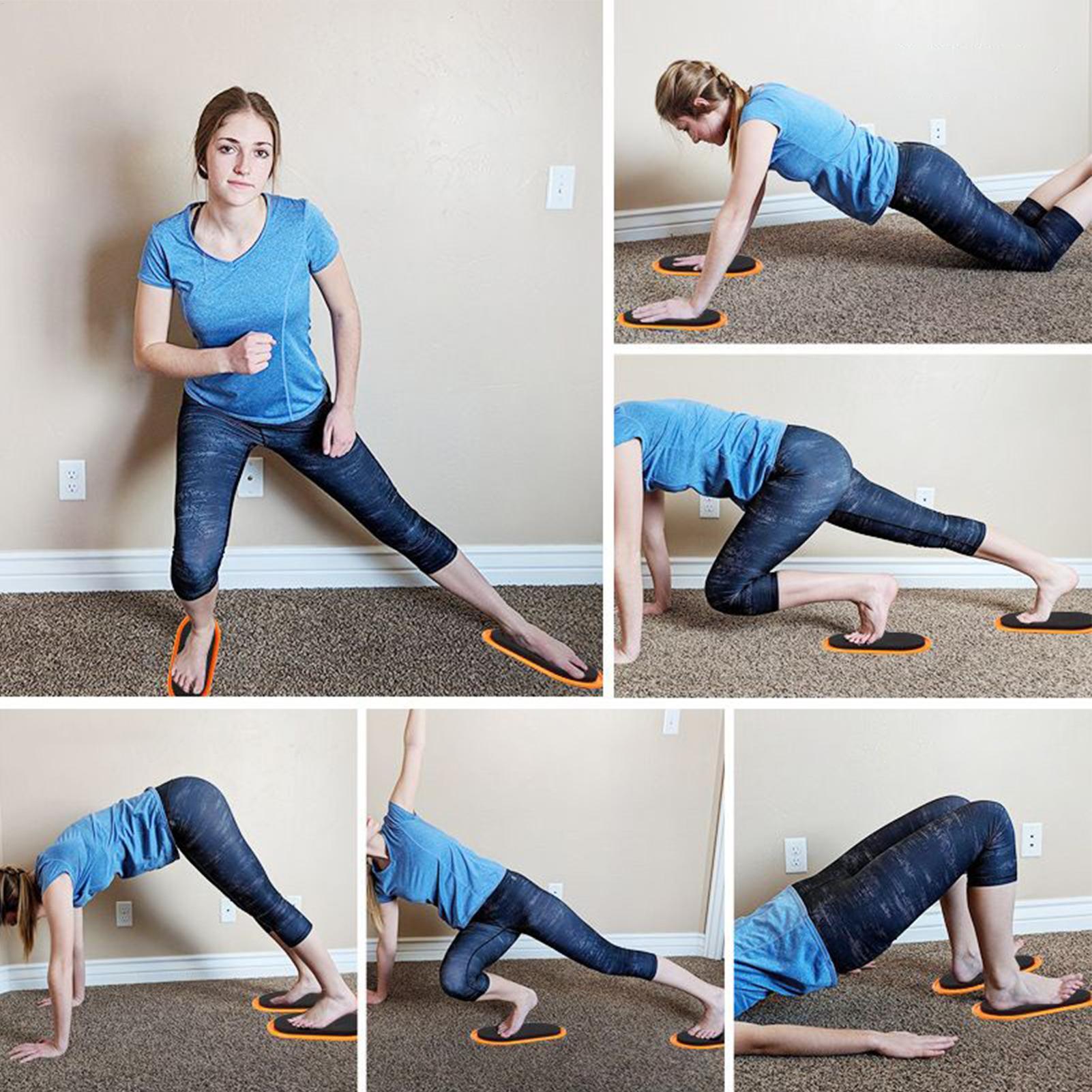 Home Gym Workout - Workout Sliders Disc Oval Shape Workout