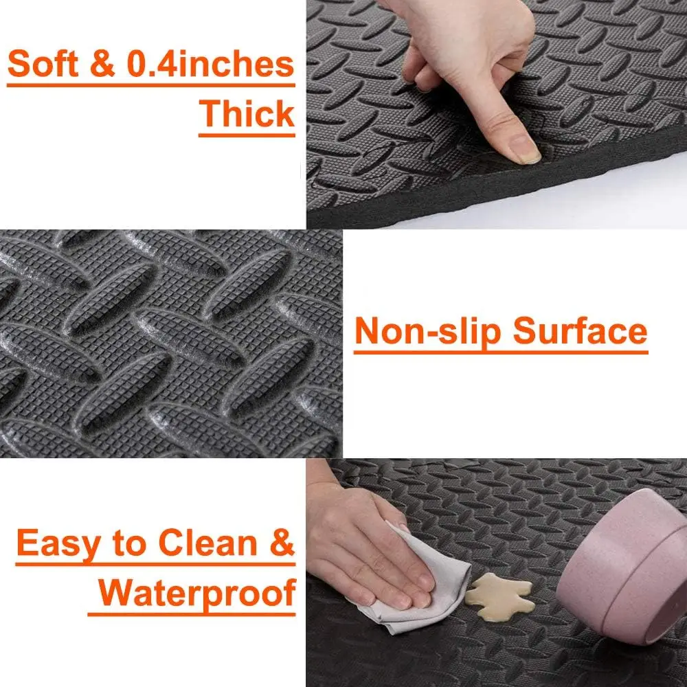 Puzzle Fitness Mat EVA Interlo - огляд і ціна Home Gym On Carpet