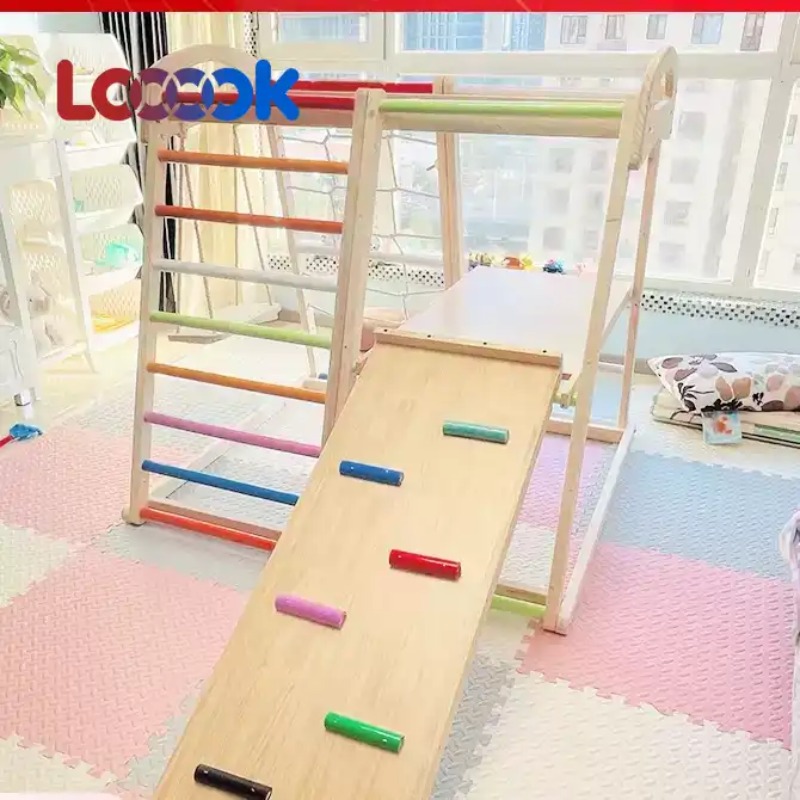 Multifunctional Wooden Toddler - огляд і ціна Home Gym For Toddlers