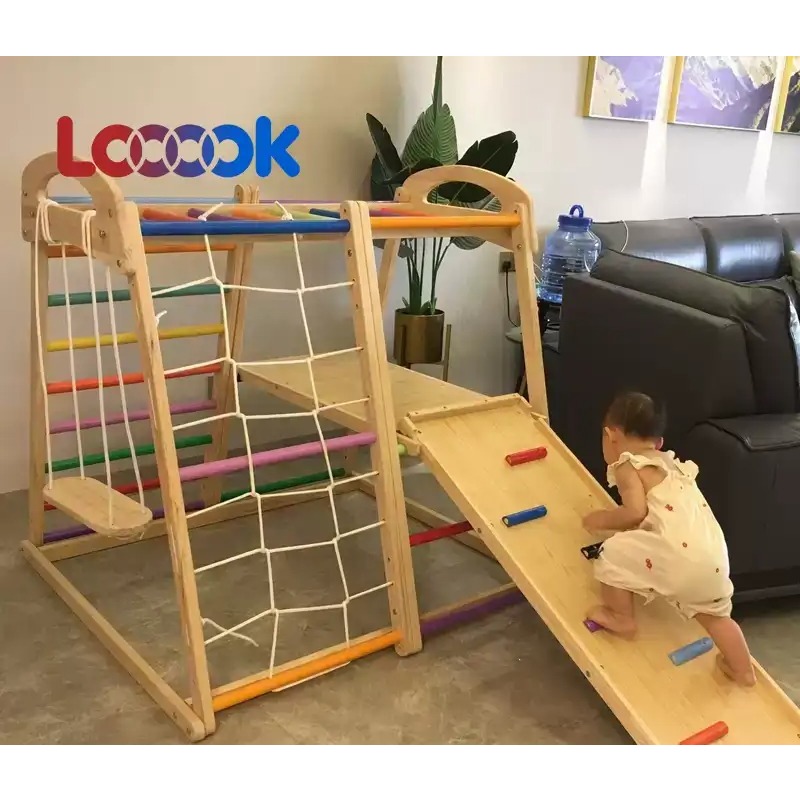 Multifunctional Wooden Toddler - огляд і ціна Home Gym For Toddlers