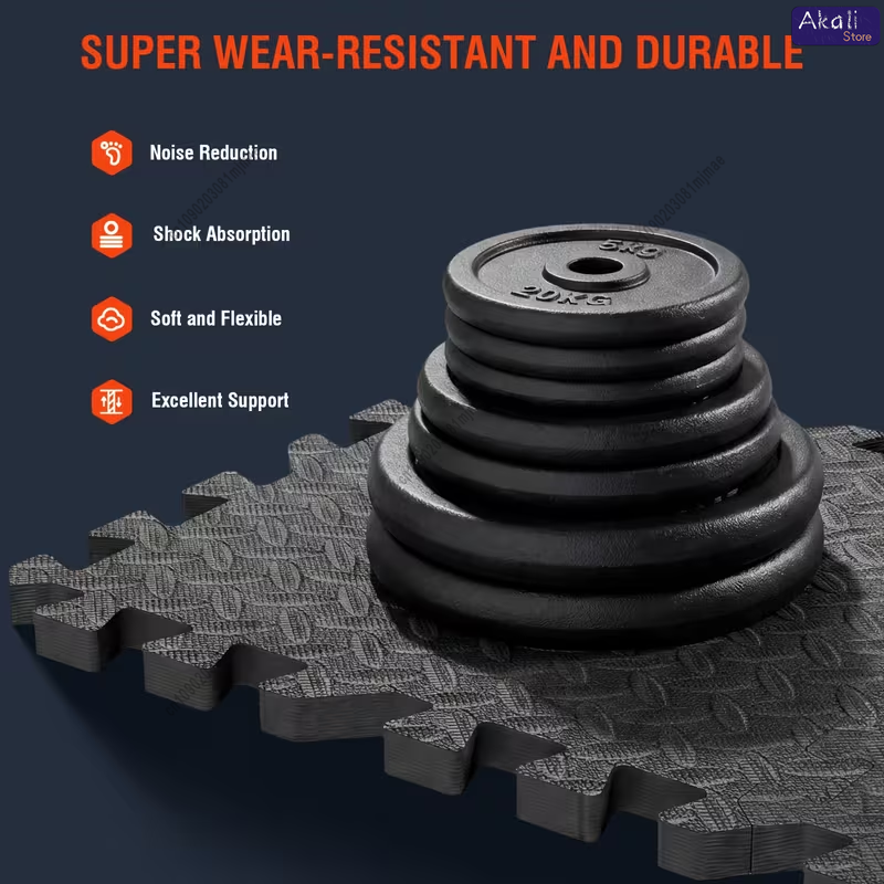 2.5cm Thick EVA Foam Interlock - огляд і ціна Home Gym On Carpet