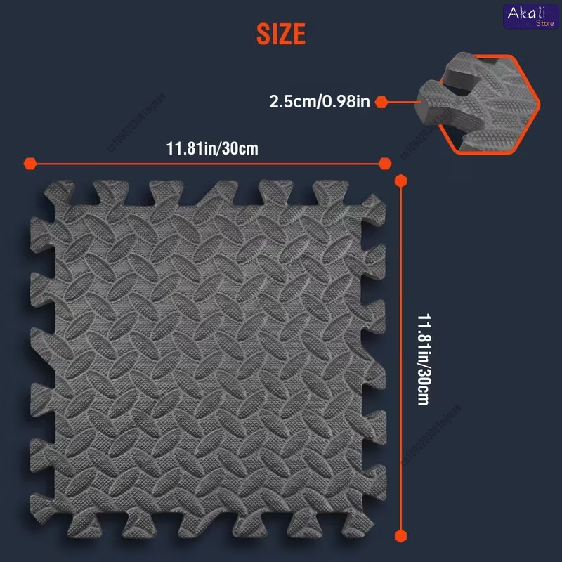 2.5cm Thick EVA Foam Interlock - огляд і ціна Home Gym On Carpet
