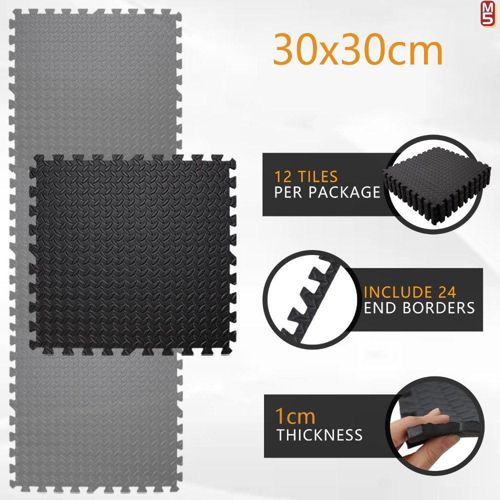 Massage Cushion EVA Foam Puzzl - огляд і ціна Home Gym On Carpet