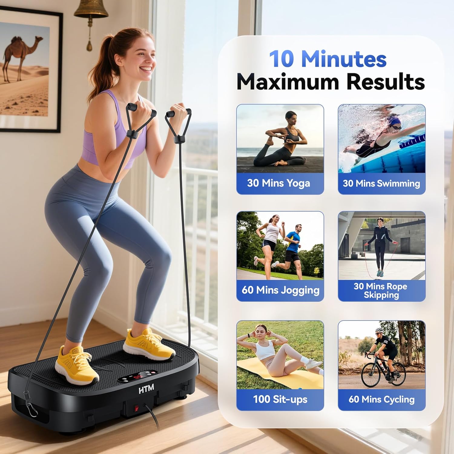 Vibration Plate Fat Burning Fi - огляд і ціна Home Gym Training Program