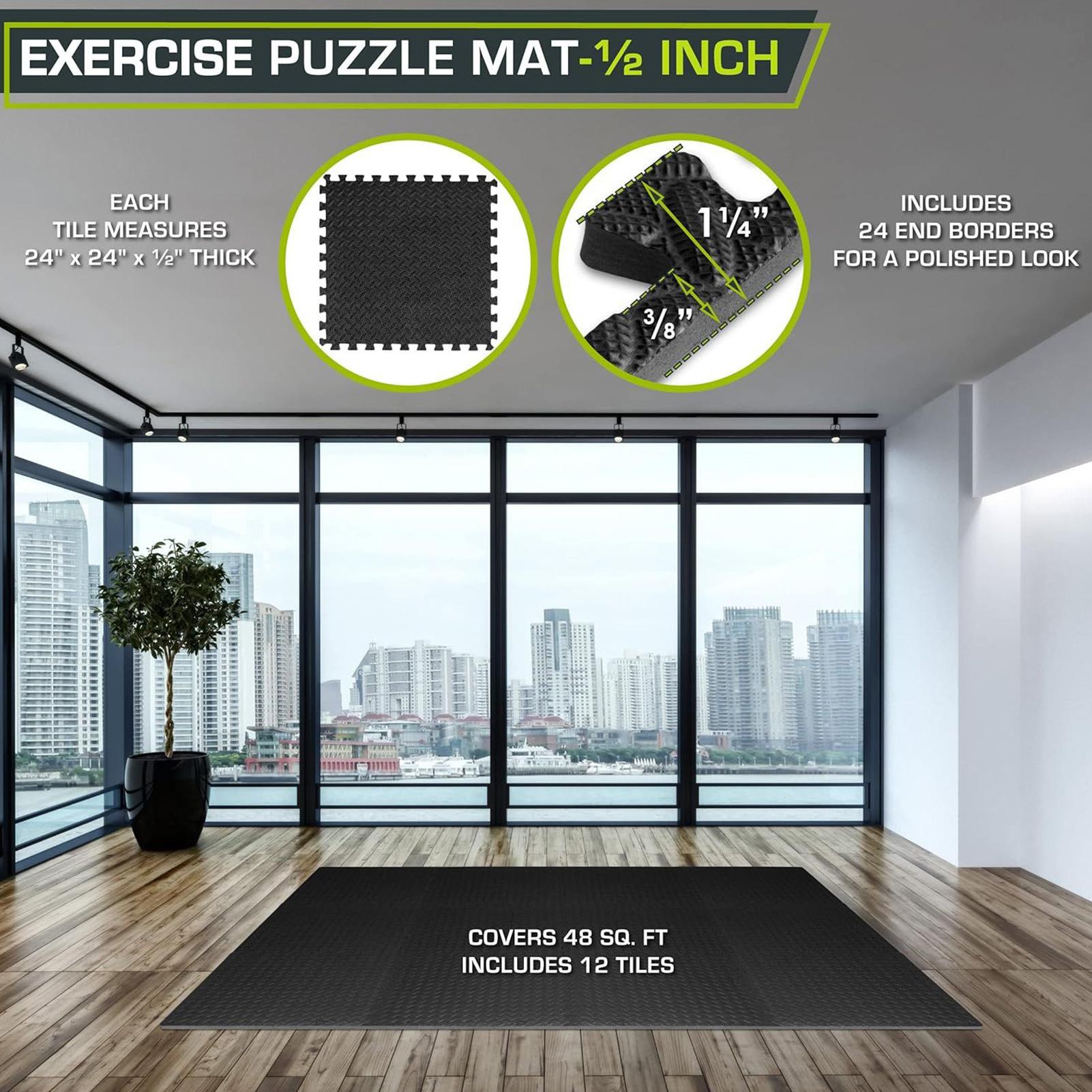 Gym Tiles 12 Pieces Interlocki - огляд і ціна Home Gym For Toddlers