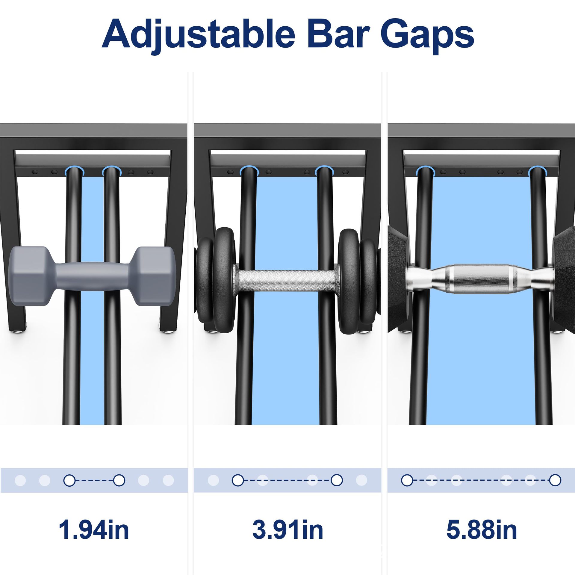 Adjustable Metal Dumbbell Rack - огляд і ціна Home Gym Kettlebells