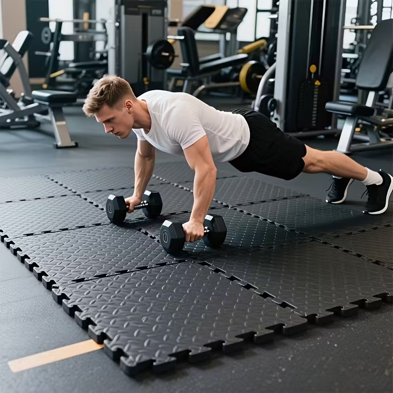 30x30cm 16 Pcs Interlocking Yo - огляд і ціна Home Gym On Carpet