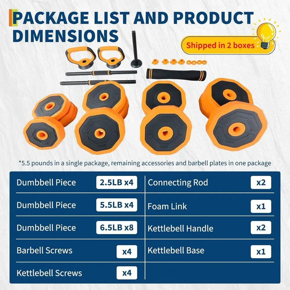 44/66/88 LBS 4-In-1 Adjustable - огляд і ціна Home Gym Kettlebells