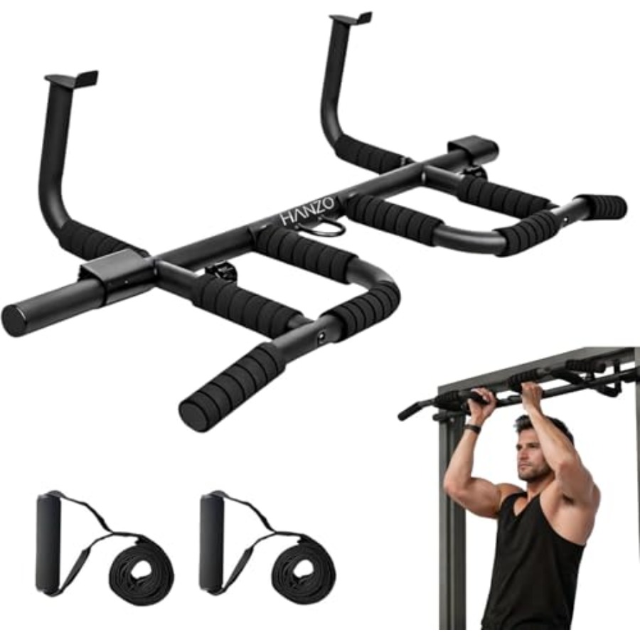 Doorway Pull Up Bar Set with S - огляд і ціна Home Gym Workout
