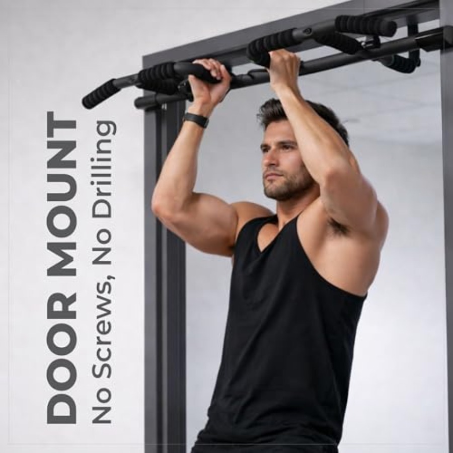 Doorway Pull Up Bar Set with S - огляд і ціна Home Gym Workout