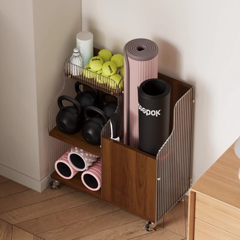 Yoga Mat Storage Organizer Bas - огляд і ціна Home Gym On Carpet