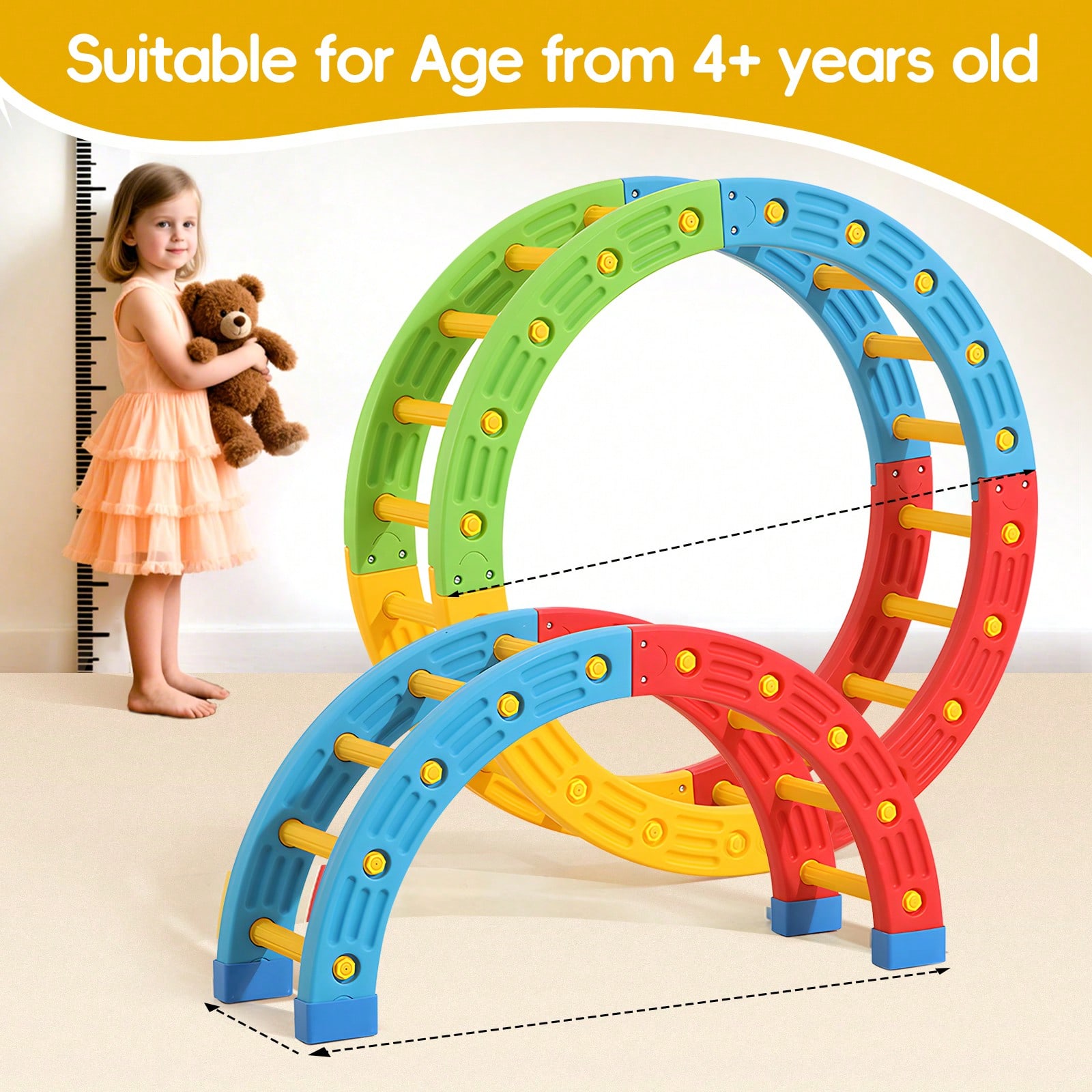GCCSJ 2-In-1 Foldable Toddler  - огляд і ціна Home Gym For Toddlers