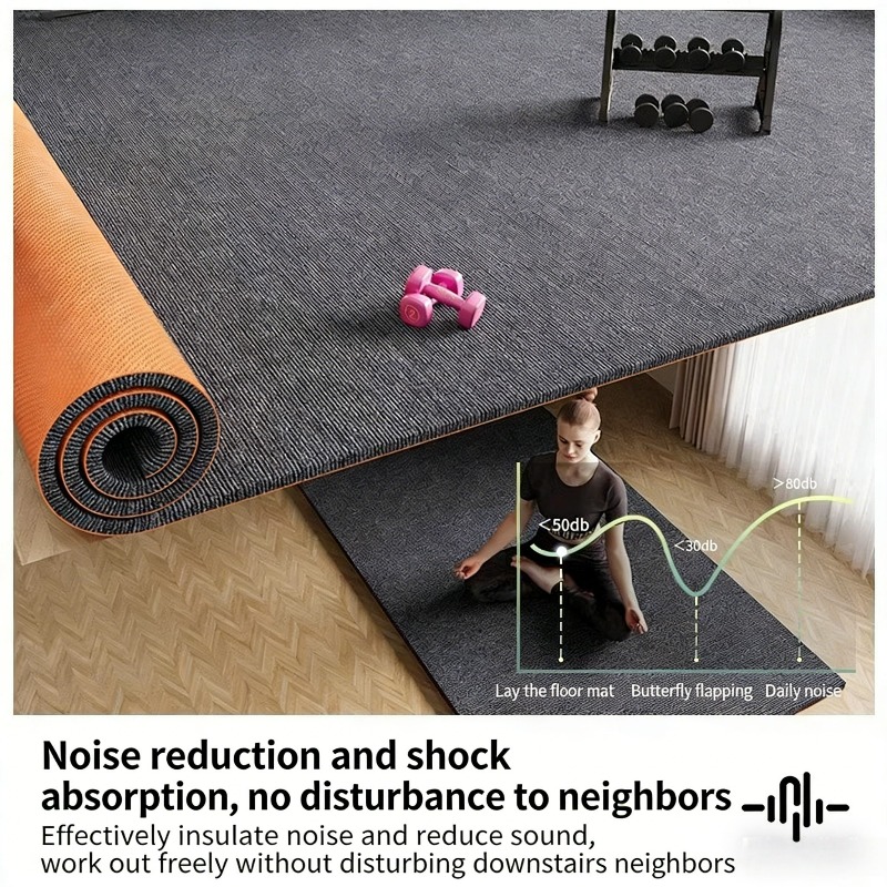 Soundproof Noise Absorbing Flo - огляд і ціна Home Gym On Carpet