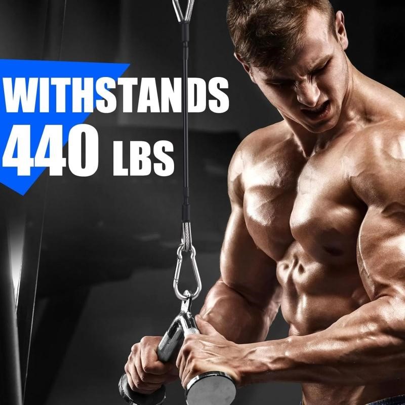 1/2Pcs 25cm Gym Cable Extensio - огляд і ціна Home Gym Training Program