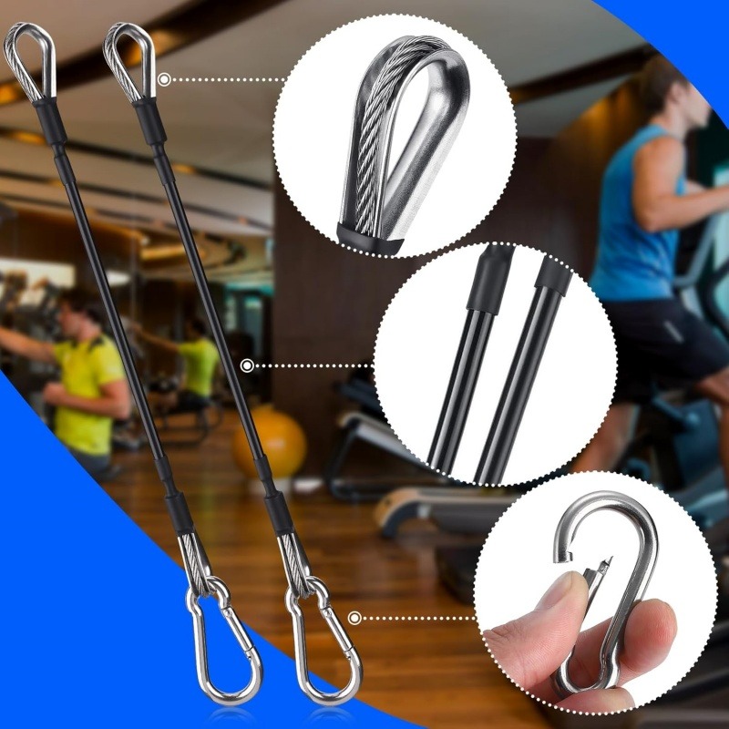 1/2Pcs 25cm Gym Cable Extensio - огляд і ціна Home Gym Training Program