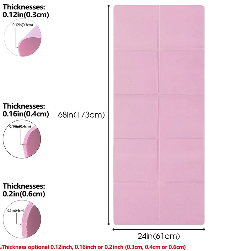 3/4/6mm Thick Non Slip Yoga Ma - огляд і ціна Home Gym On Carpet