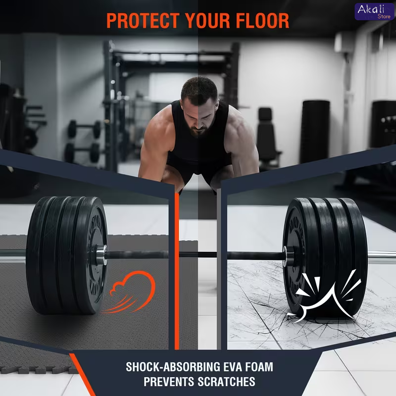 1Inch Thick EVA Foam Interlock - огляд і ціна Home Gym On Carpet